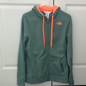 north face zip up jacket